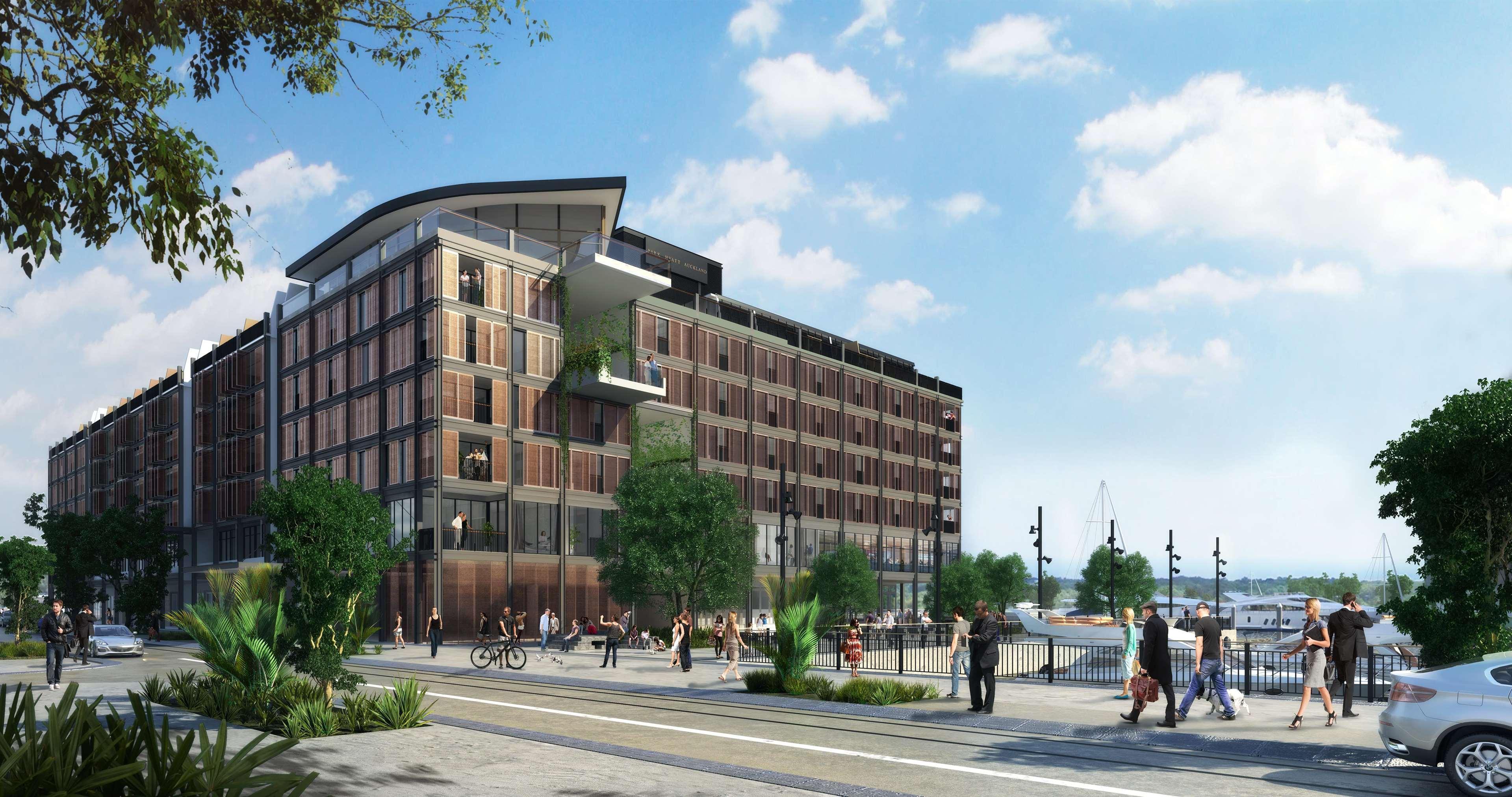 Park Hyatt Auckland Hotel Exterior foto The proposed redevelopment of the former Royal Albert Dock