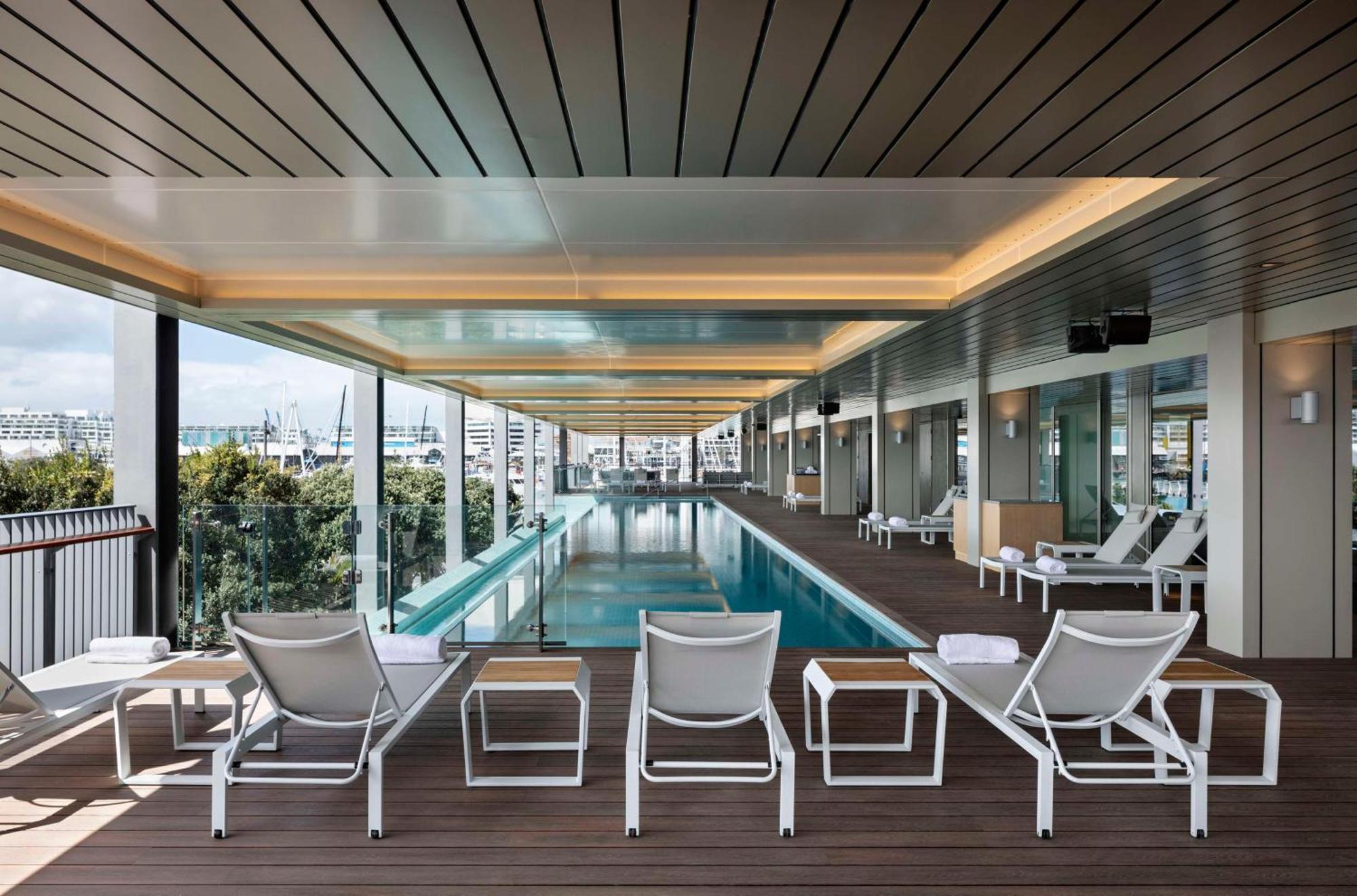 Park Hyatt Auckland Hotel Exterior foto The pool at the hotel