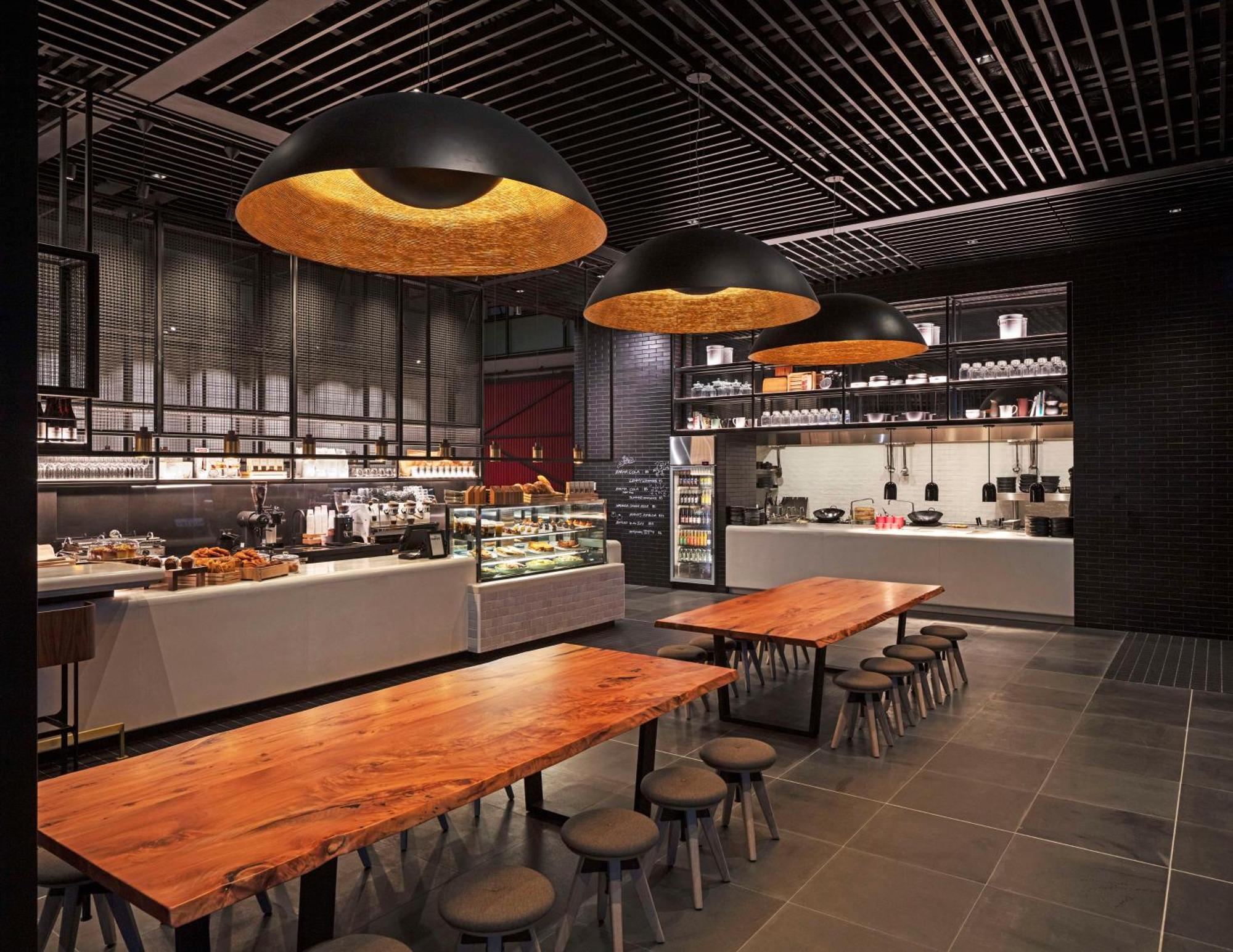 Park Hyatt Auckland Hotel Exterior foto The interior of a Starbucks Reserve store in Shanghai, China